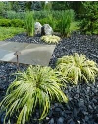 Black slate gravel